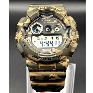 Casio G-Shock GD120CM-5 Camo Digital Men's Watch 20BAR Shock Resist NIB